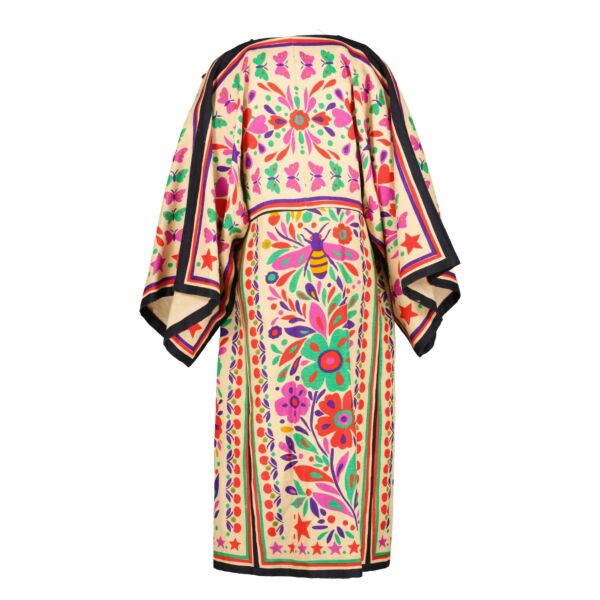 Gucci Paradise Print Linen Kimono Jacket - Size IT42