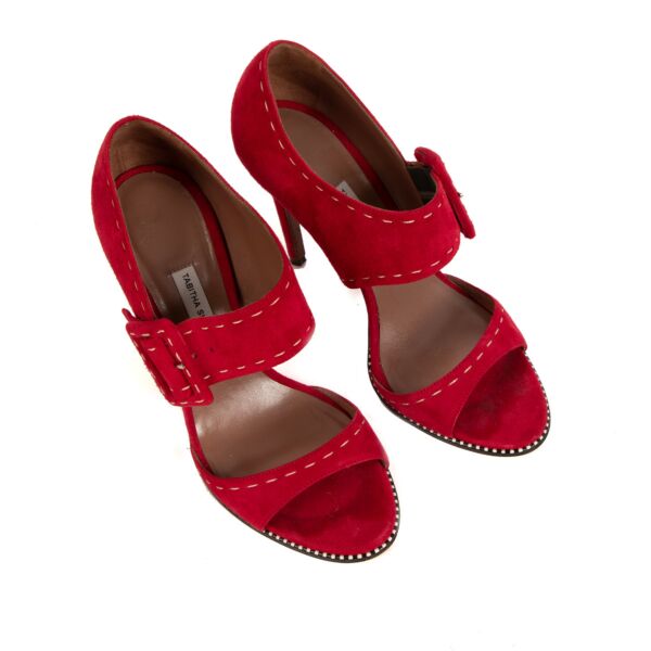 Tabitha Simmons Red Sandals - size 37
