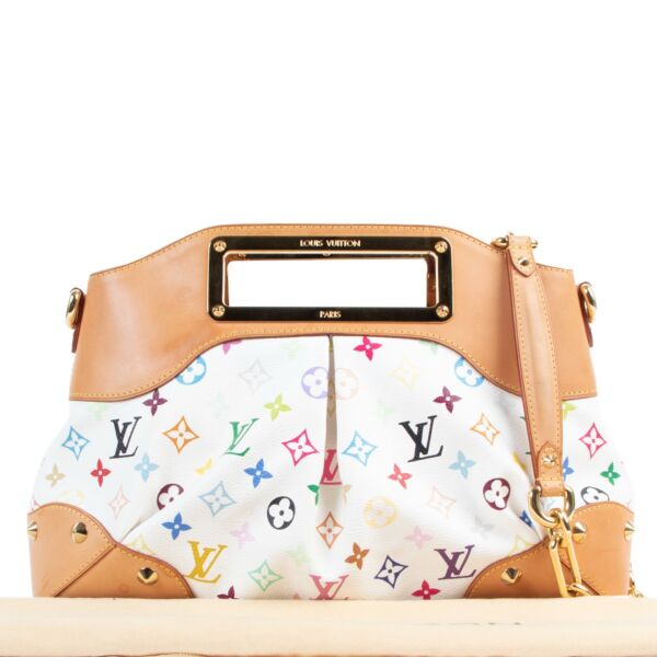 Louis Vuitton Judy MM White Monogram Multicolore