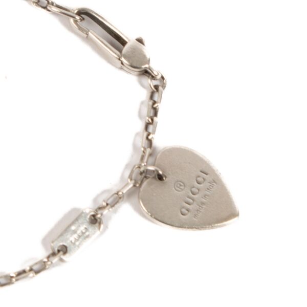 Gucci Sterling Silver Charm Bracelet