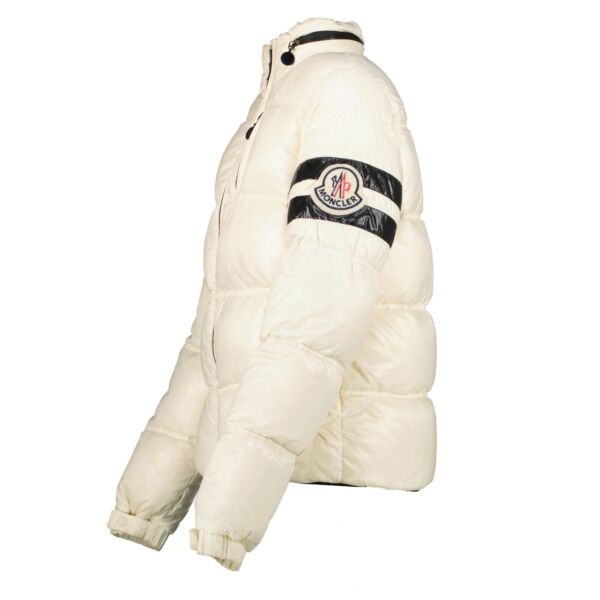 Moncler White Niagara Down Puffer Jacket - Size 2