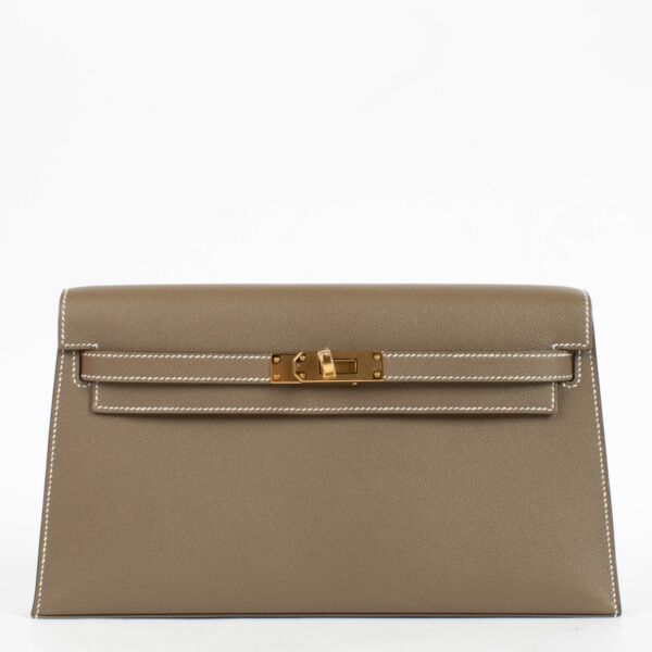 Hermès Kelly Elan Etoupe Madame GHW