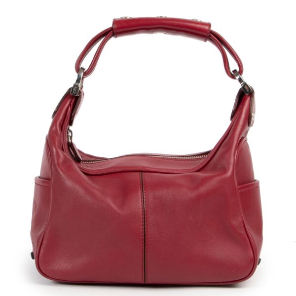 Tods Burgundy Top Handle Bag for the best price at Labellov secondhand luxury in Antwerp