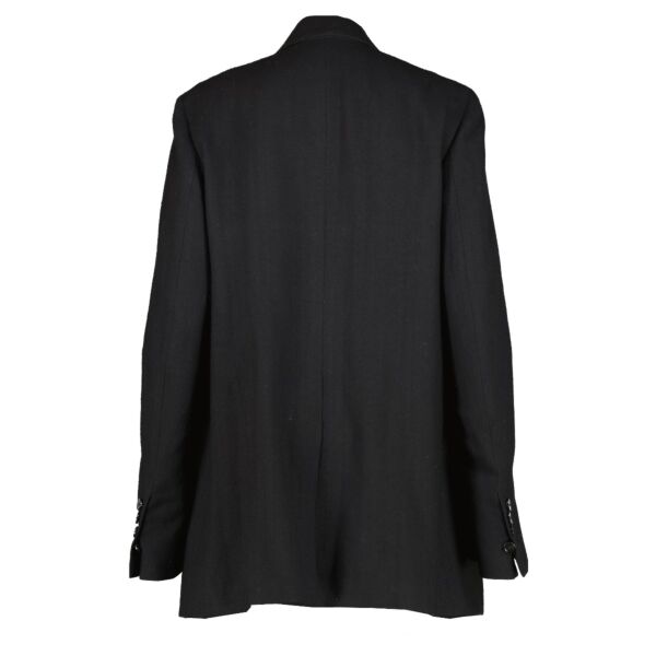 Ann Demeulemeester Black Wool Blazer Jacket - Size XS