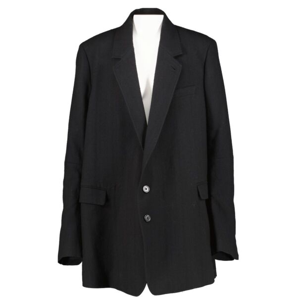 Ann Demeulemeester Black Jacket