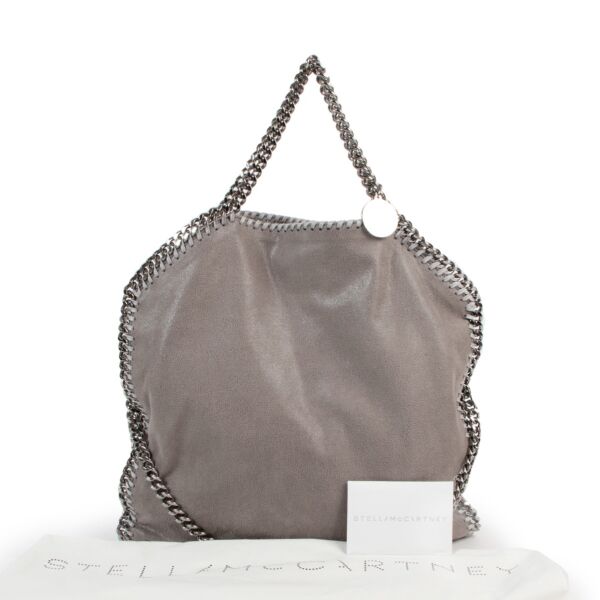 Stella McCartney Grey Falabella Shaggy Deer Shoulder Bag