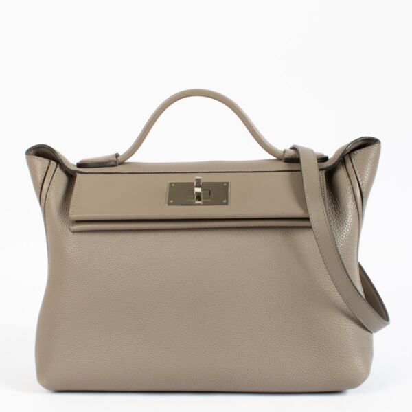 Hermès 24/24 29 Etoupe Maucice/Swift PHW