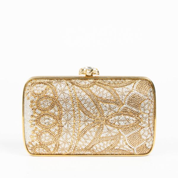 Shop 100% authentic second hand Judith Leiber Gold Crystal Bag  on Labellov.com