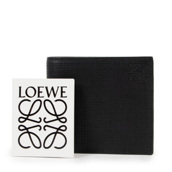 Loewe Black Anagram Bi-fold Wallet