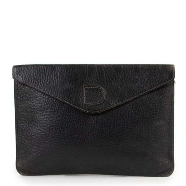 Delvaux Black Clutch