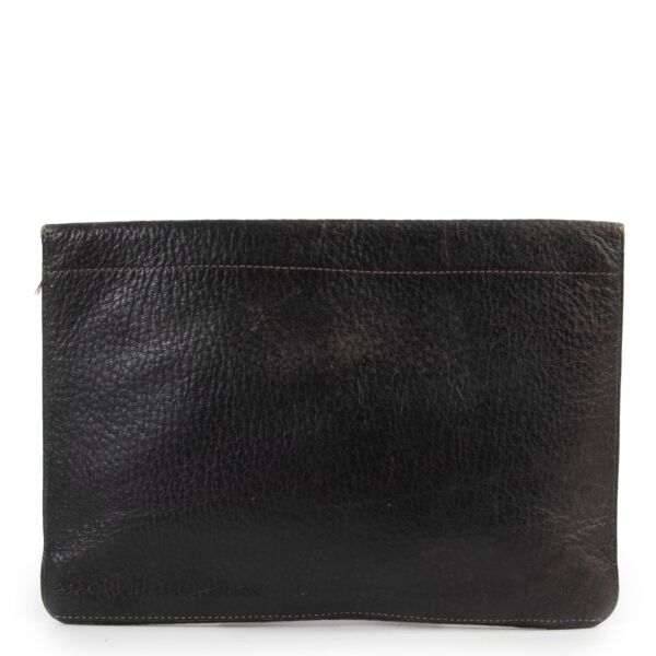 Delvaux Black Clutch