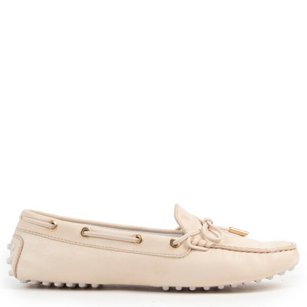 Buy in very good condition a  Tods Beige Loafers Sneakers-Size 38