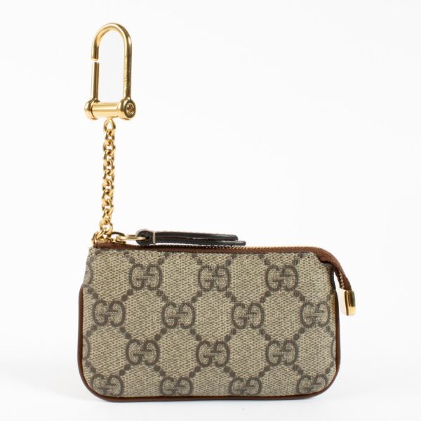Authentic second hand Gucci Monogram Guccissima Key Pouch on Labellov.com