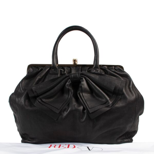 Red Valentino Black Top Handle Bag