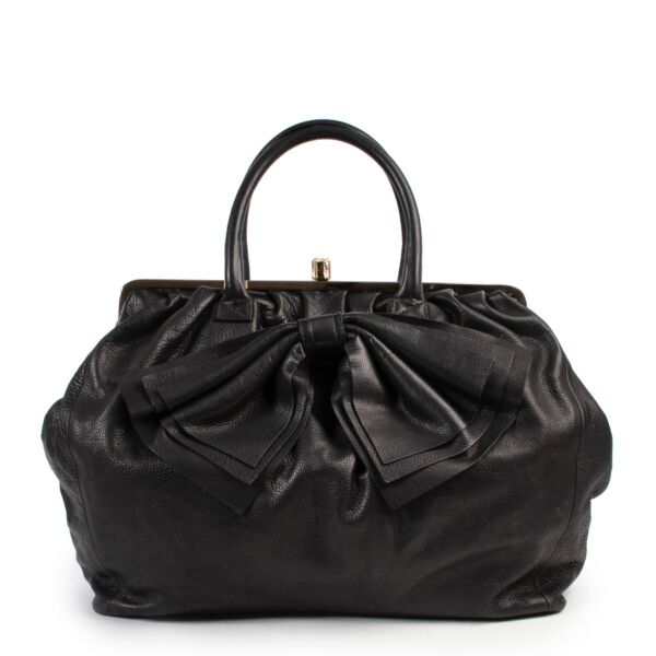 Shop safe online authentic second hand Red Valentino Black Top Handle Bag. Buy online Red Valentino Black Top Handle Bag in a safe way. Shop Red Valentino Black Top Handle Bag online safely.