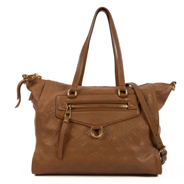 Louis Vuitton Havane Empreinte Lumineuse PM Shoulder Bag for the best price at labellov secondhand luxury in Antwerp