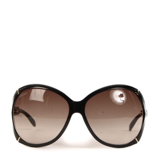 Shop 100% authentic second-hand Gucci Black Bamboo Sunglasses on Labellov.com