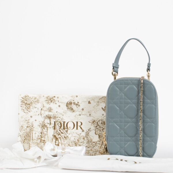 Christian Dior Blue Talk'in Phone Pouch 