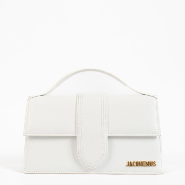 Jacquemus White Large Bambino Top Handle