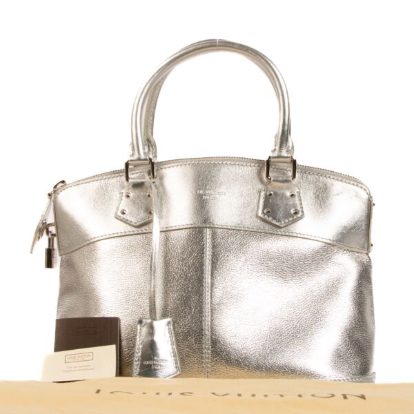 Louis Vuitton Silver Suhali Lockit Bag