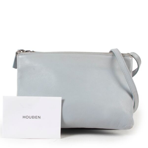 Celine Baby Blue Trio Crossbody Bag