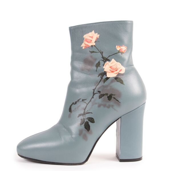 Dries Van Noten Blue Boots, Shop safe online Dries Van Noten boots, In good condition Dries Van Noten boots