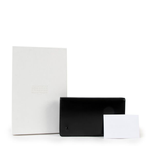 Maison Margiela Black Leather Wallet