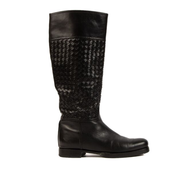 Buy preloved authentic Bottega Veneta Black Boots safe online at Labellov.com or in Brussels, Knokke and Antwerp