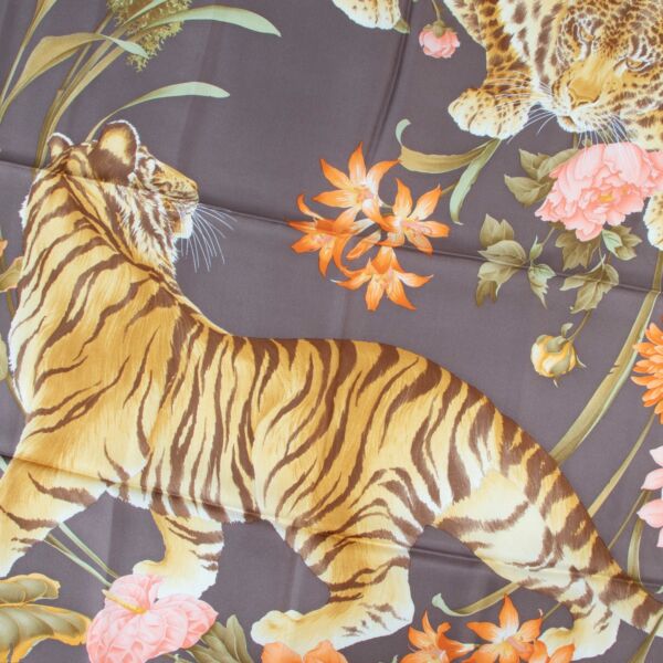 Salvatore Ferragamo Multicolor Jungle Scarf
