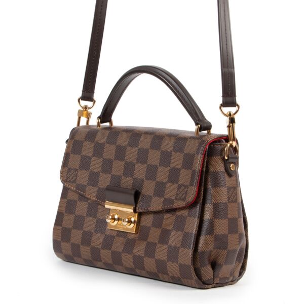 Louis Vuitton Damier Ebene Canvas Croisette Crossbody Bag