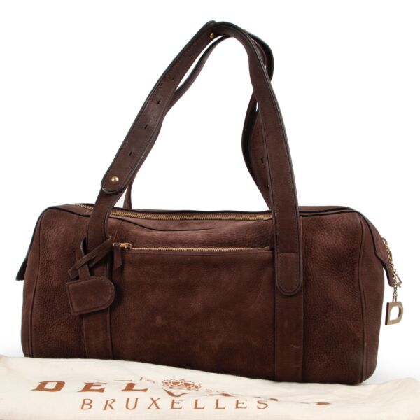 Delvaux Loft Santiag Chocolat Shoulder Bag