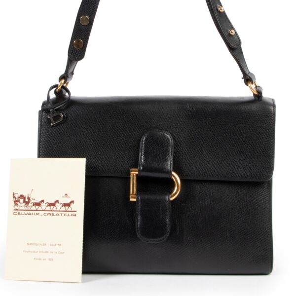 Delvaux Black Shoulder Bag