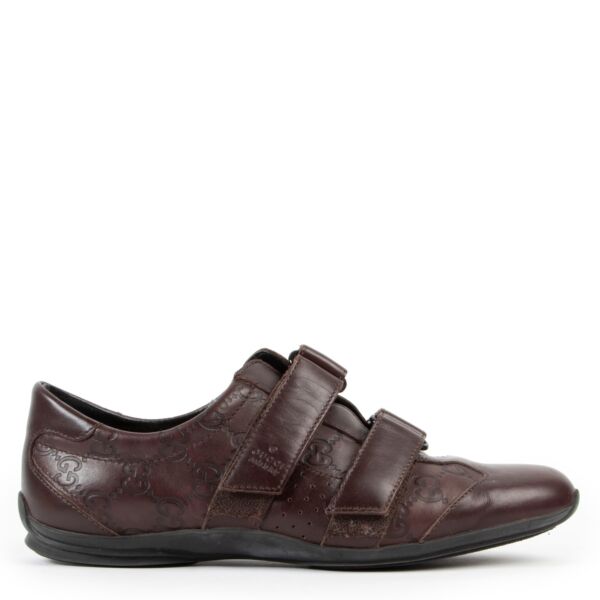 Buy these Gucci Brown Sneakers - size 38 for a reasonable price at Labellov online or in store. Koop deze Gucci Brown Sneakers - size 38 voor een redelijke prijs bij Labellov online of in de winkel. 