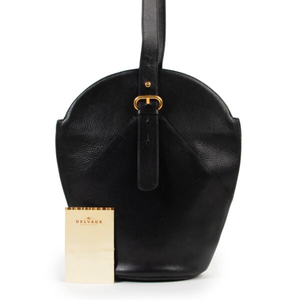 Delvaux Black Shoulder Leather bag