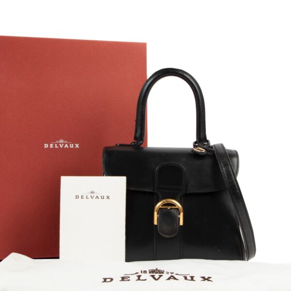 Delvaux Black Brillant Mini