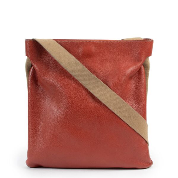 Deux De Delvaux Red Bag