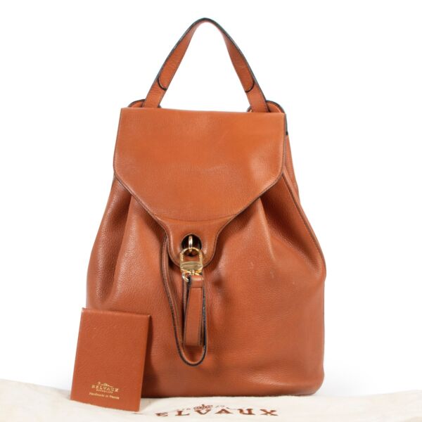 Delvaux Soleil Cognac Backpack