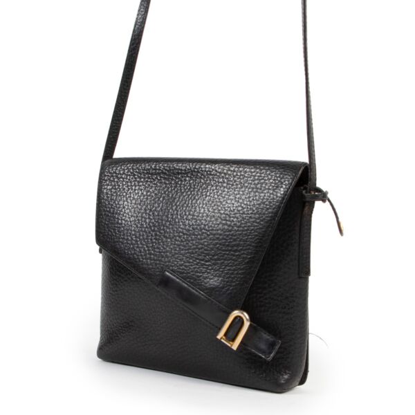 Delvaux Black Leather Crossbody