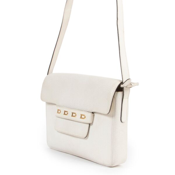 Delvaux White Frimaire Crossbody Bag