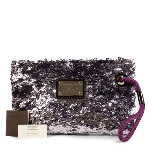 Louis Vuitton Sequin Rococo Clutch