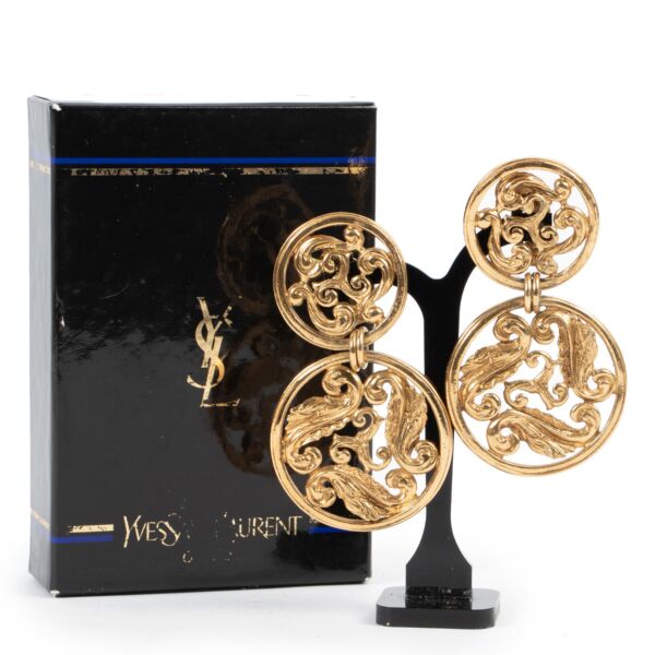 Yves Saint Laurent Gold Earrings