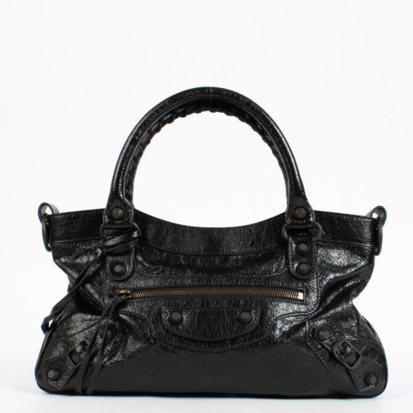 shop 100% authentic second hand Balenciaga Black Le City First Bag on Labellov.com