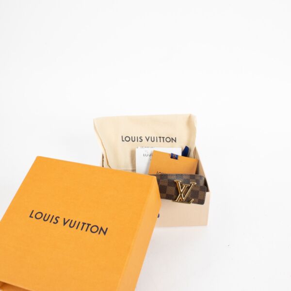 Louis Vuitton Damier Ebene LV Iconic 25 Belt - Size 80