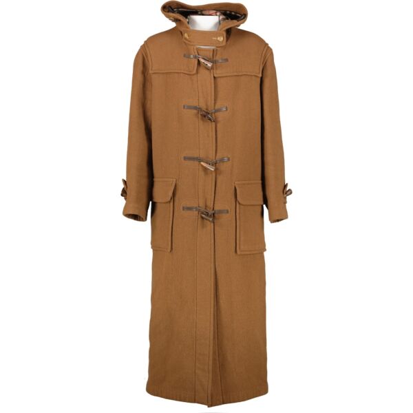 Burberry Camel Wool Duffle Coat