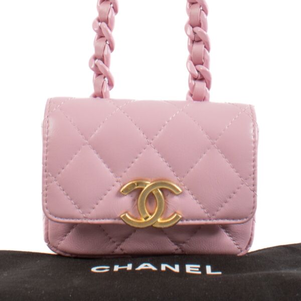 Chanel Lilac Melody Micro Belt Waist Bag