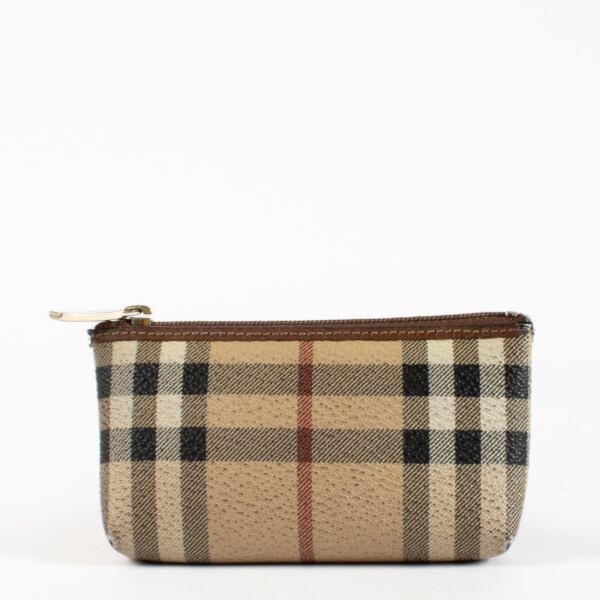 Burberry Checked Key Pouch