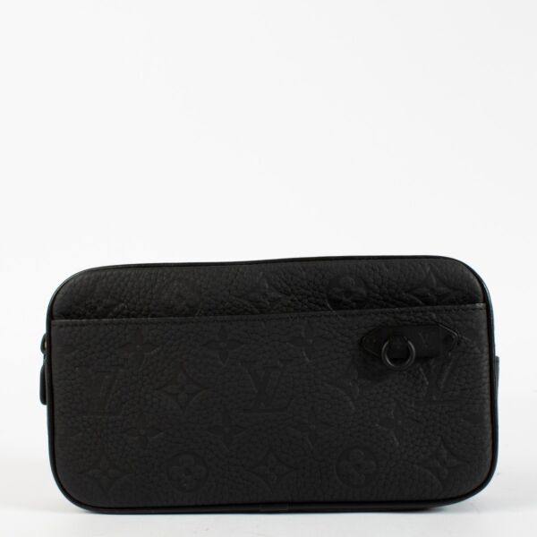 Louis Vuitton Black Monogram Empreinte Volga Belt Bag