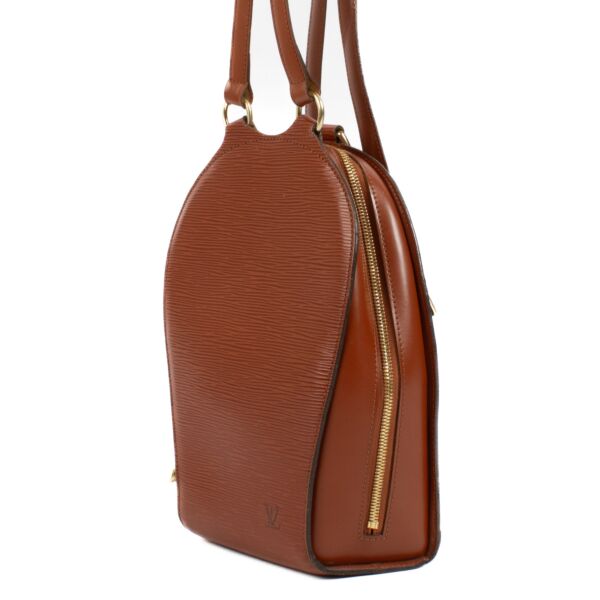 Louis Vuitton Cipango Gold Epi Leather Mabillon Backpack