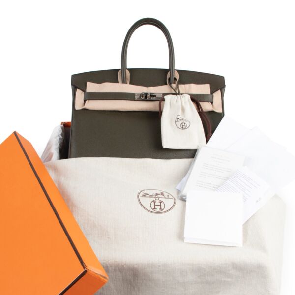 Hermès Birkin 35 Vert Bronze Veau Trekking PHW