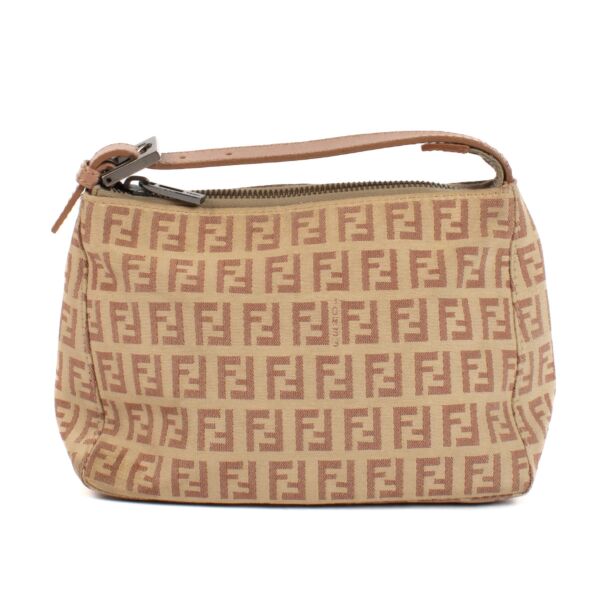 Fendi Pink Mini Zucca Top Handle Bag